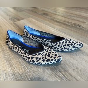 Rothy’s The Point Leopard Print Flats 7.5